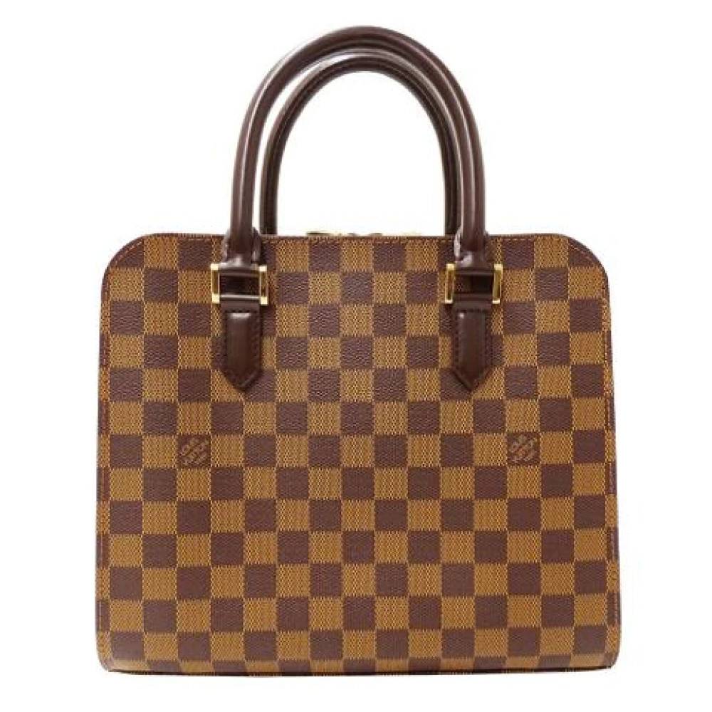 Louis Vuitton Vintage Pre-owned Damier Canvas Håndtaske - Vintage - Dame - Brun - ONE SIZE -