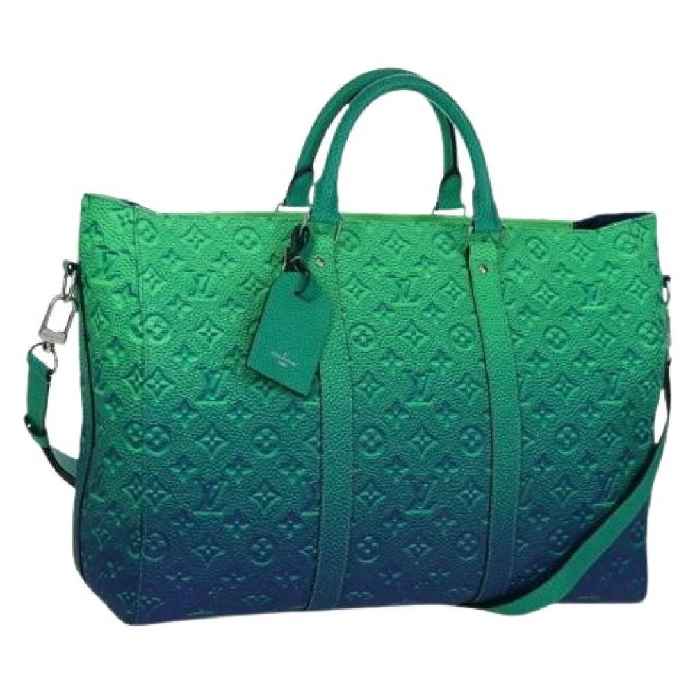 Louis Vuitton Vintage Pre-owned Vintage Boston Taske - Vintage - Herre - Flerfarvet - ONE SIZE - Uld