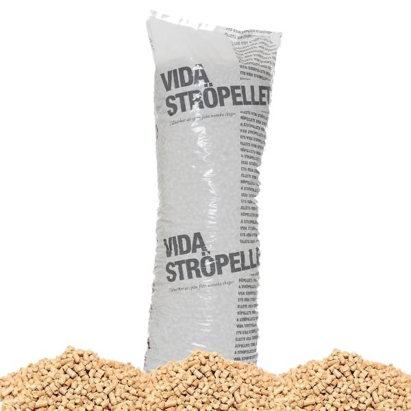 DanPellets Træpiller Vida Ströpellets Horse 6mm 1050 kg.