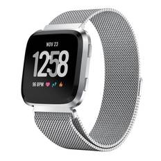 Fitbit Versa/Versa 2 Armband Milanese Loop, Silver