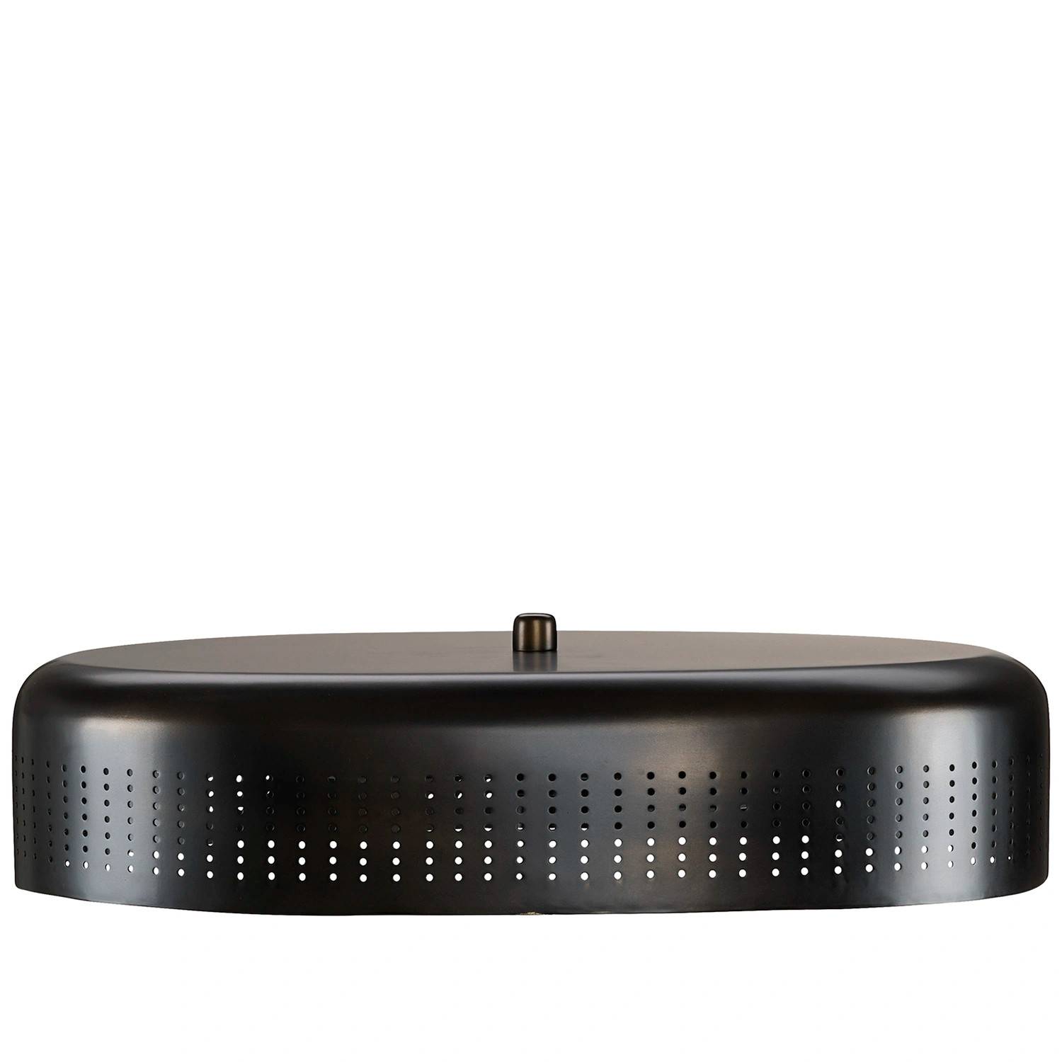 Armando oval lampskärm Antique bronze - Svart