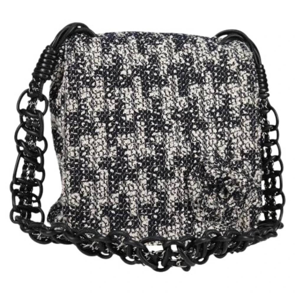 Chanel Vintage Pre-owned Canvas Skuldertaske - Vintage - Dame - Flerfarvet - ONE SIZE - Uld