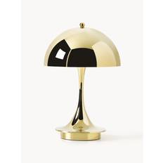 Bærbar dæmpbar LED-bordlampe Panthella 160, design Verner Panton