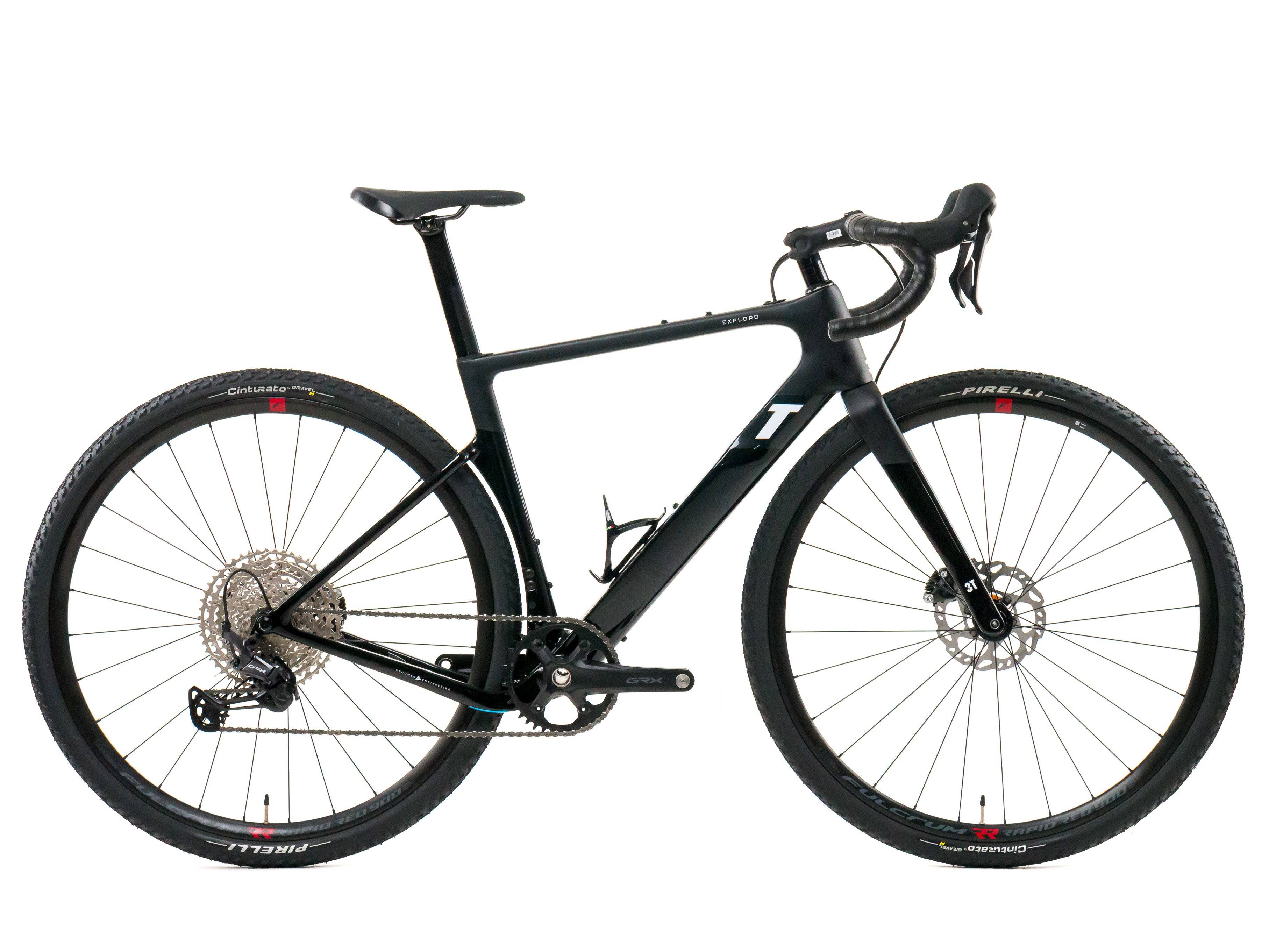 3T Exploro Racemax 2024 - Shimano GRX Di2 1x12sp - Fulcrum Rapid Red 900 - Bikeroom / 51 / black