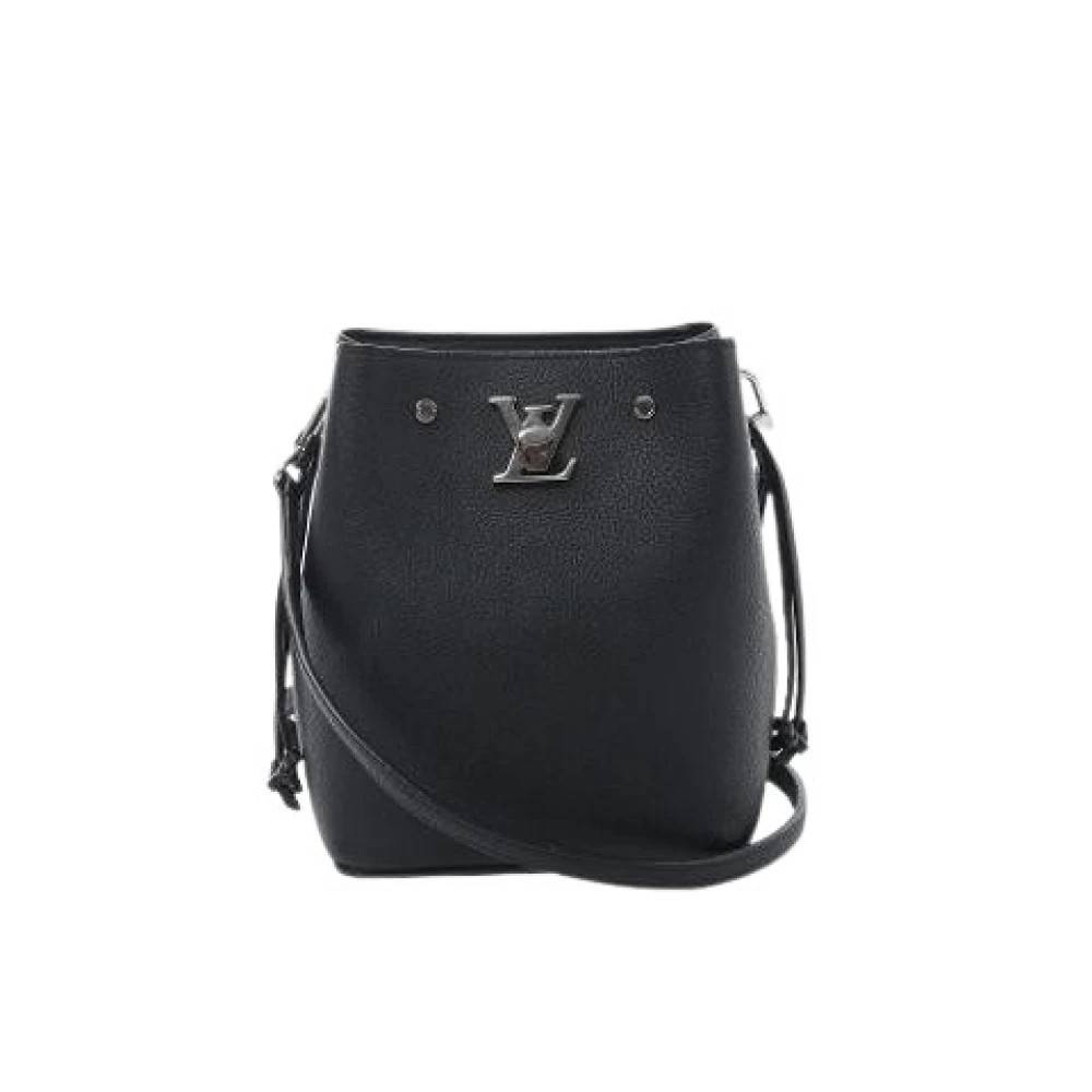 Louis Vuitton Vintage Pre-owned LockMe Bucket Bag - Vintage - Dame - Sort - ONE SIZE - Uld