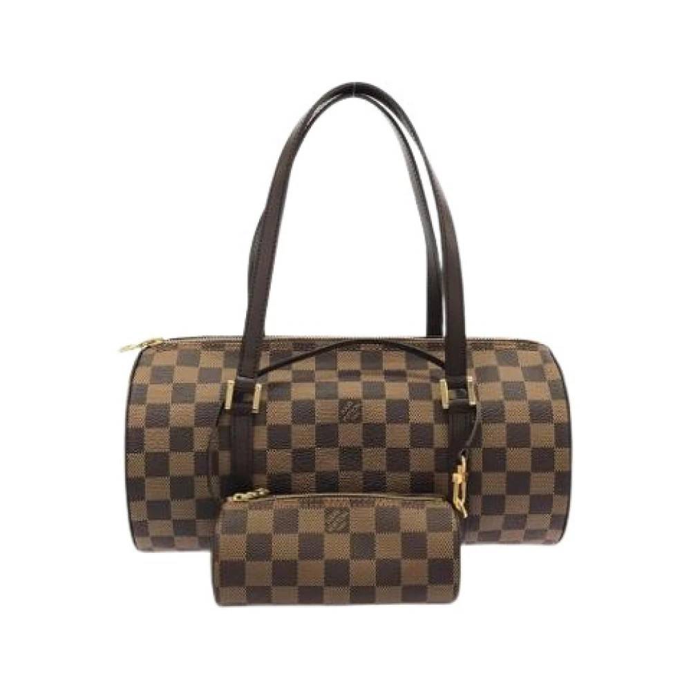 Louis Vuitton Vintage Pre-owned Canvas Håndtaske Pouch - Vintage - unisex - Brun - ONE SIZE - Uld