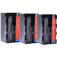 Np -f770 np f770 np-f750 np f750 digitalt batteri för sony ccd -rv100 rv200 sc5 sc6 sc55 sc65 trv 66 trv 67 dcm -m1 dcr -sc100 tr7 - 3 batterier
