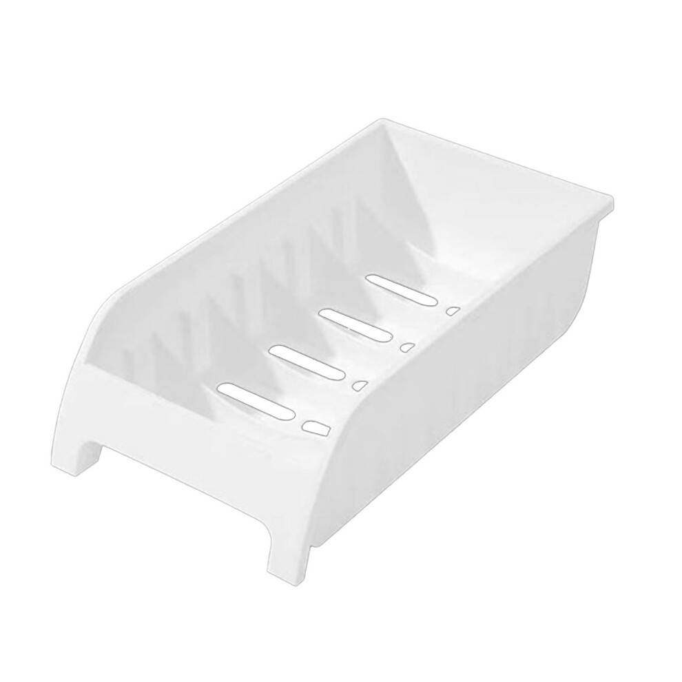 Tørrestativ i plastmateriale, tallerkenholder med opretstående opbevaring, bred anvendelse til køkkenskab, køkkenskuffe, udendørs køleskab, USA