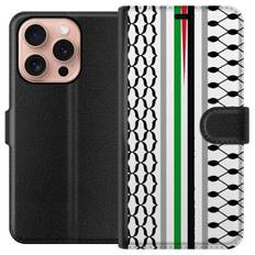 Apple iPhone 16 Pro Plånboksfodral Keffiyeh, Palestina
