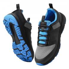 VEVOR Crosstrainingsko, W-sneakers i UK-størrelse 11, sko med bred tå, svangstøtte og justerbar snøre, træningssko til løb, gymnastik, hundeluftning og vægtløftning (sort)