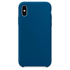 Hard Silicone Cover til iPhone XR Blå