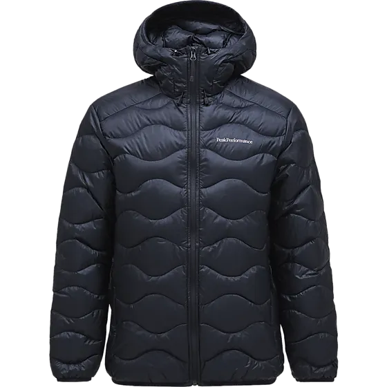 Peak Performance M Helium Down Hood Jkt Dunjackor Black - XL