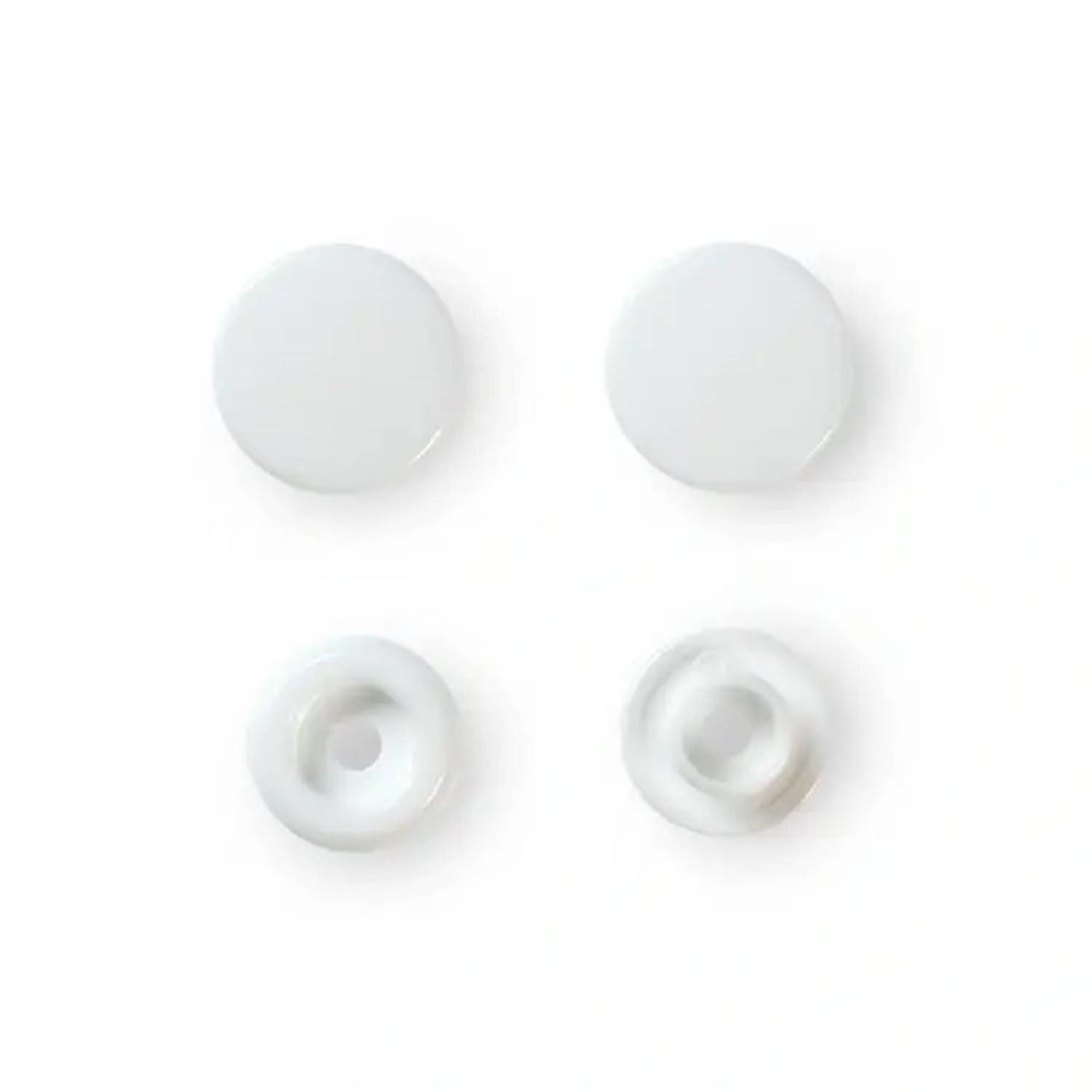 Prym Snap - Snäppfästen - 12,4 mm - vit - 30 stycken