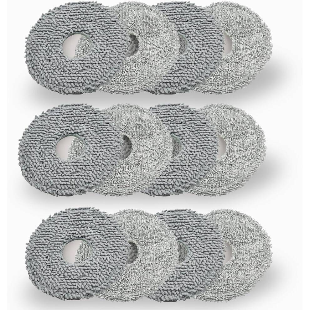 12-pak moppepuder kompatible med Dreame L40 Ultra/X40 Ultra/X50 Ultra/L50 Ultra/L10S Ultra/L10s Pro Ultra Heat/L10S Ultra Gen2/L40S Ultra/X3