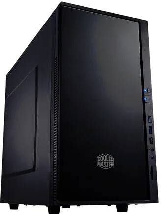Cooler Master Silencio 352 gaming-computer med AMD Ryzen 5 8GB 256GB SSD GTX1060 Win10