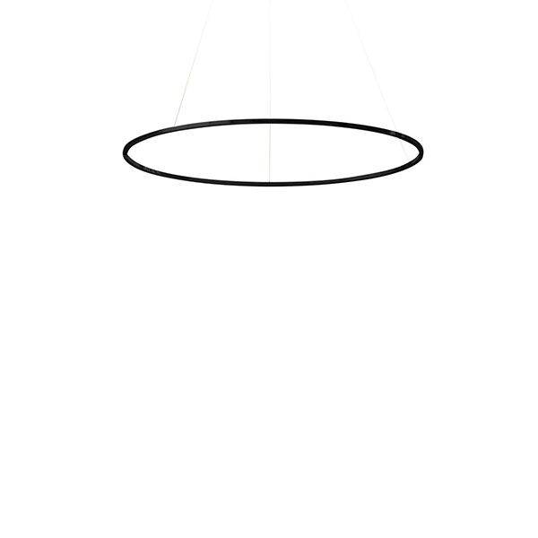 Ellisse Minor Pendel Oval Sort/Hvid Uplight 2700k.