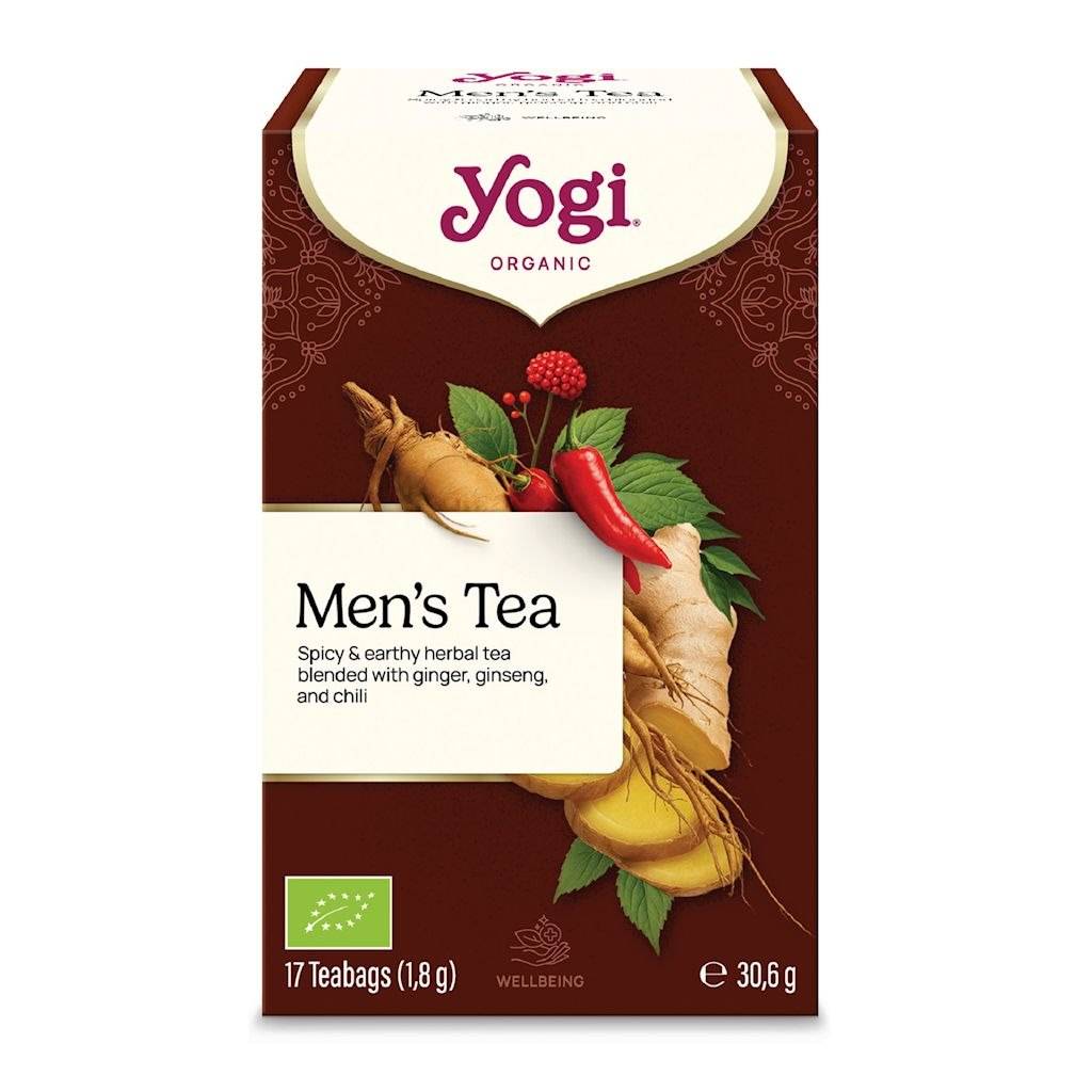 Yogi - Men's Tea - 17 Teabags (1.8g each), 30.6g total