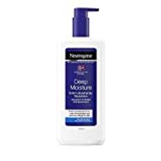 Neutrogena Deep Moisture Sofort einziehende Bodylotion, Norwegische Formel, Körpercreme, Trockene Haut, 400 ml