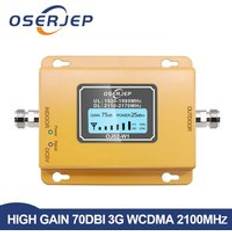 70db 3g 2100 repeater mobiltelefon signal repeater mobil 2100 mhz signal booster förstärkare lcd lte wcdma umts