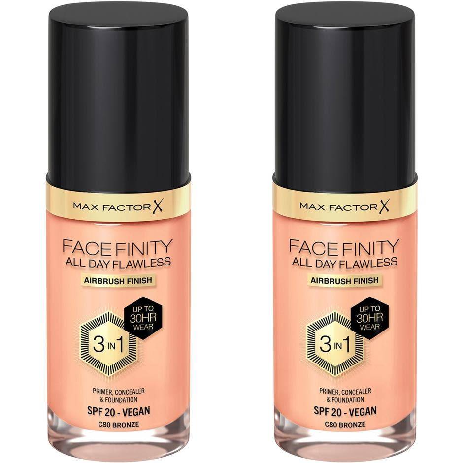 2st Max Factor All Day Flawless 3in1 Foundation 80 Bronze - 30 ml