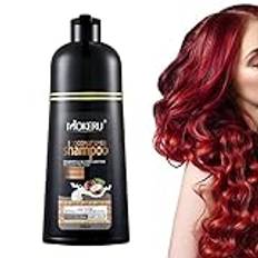 Dye Shampoo - 500ml Black Shampoo,Långvarigt färgschampo, Black Shampoo Skyddar hårskador, ingen blekning Yajimsa