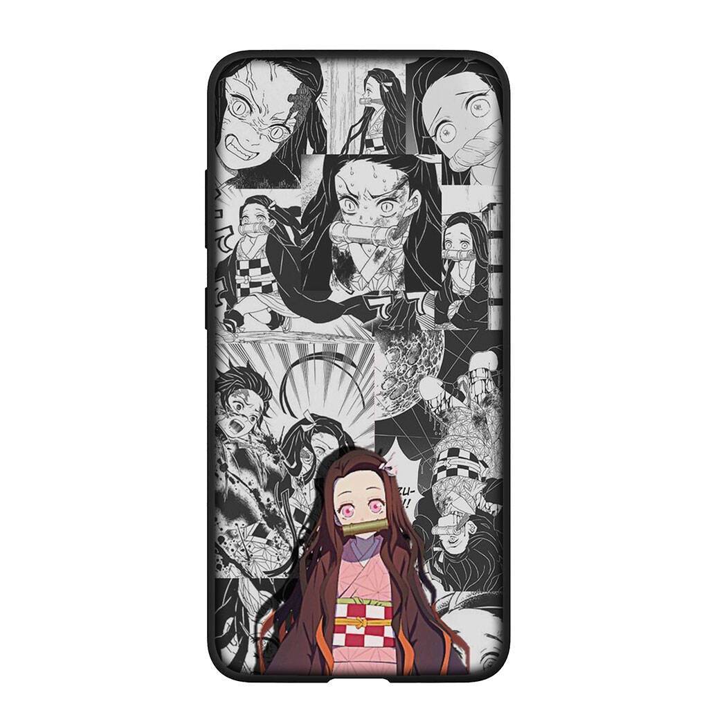 Phone Case for iPhone 17 16 15 Xiaomi Poco F8 F7 X7 X6 M8 C85 C75 Redmi Note 14 13 12 11 Pro Max A3 A4 14C 13C 15C Kokushibo Demon Slayer Nezuko Cover for Xiaomi Poco F6