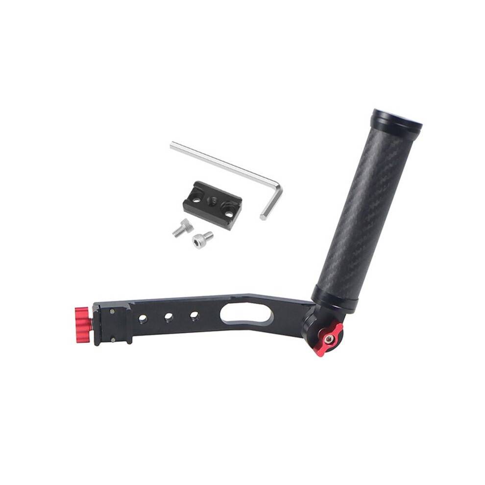 Camera Grip for RC2/RS3 Gimbal Stabilizer Pot Handle Carbon Fiber Foldable Slot Side Handle A