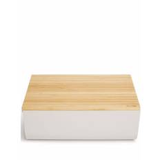 Alessi - Mattina brödlåda - unisex - bambu/rostfritt stål - one size - Grå