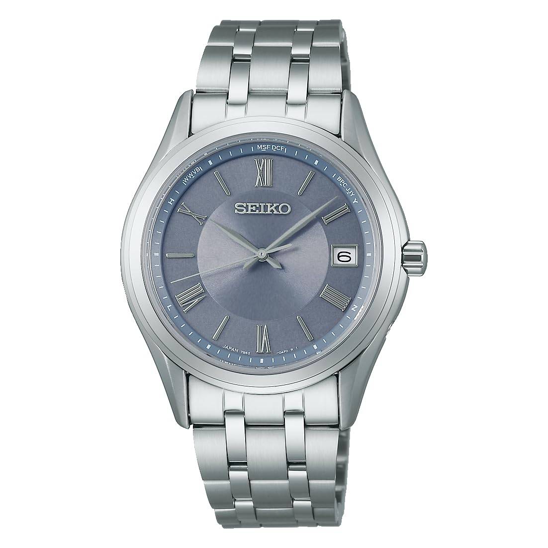 Seiko Watch SBTM359 Men's Selection S Series Solar Radio-Controlled Watch, Silver