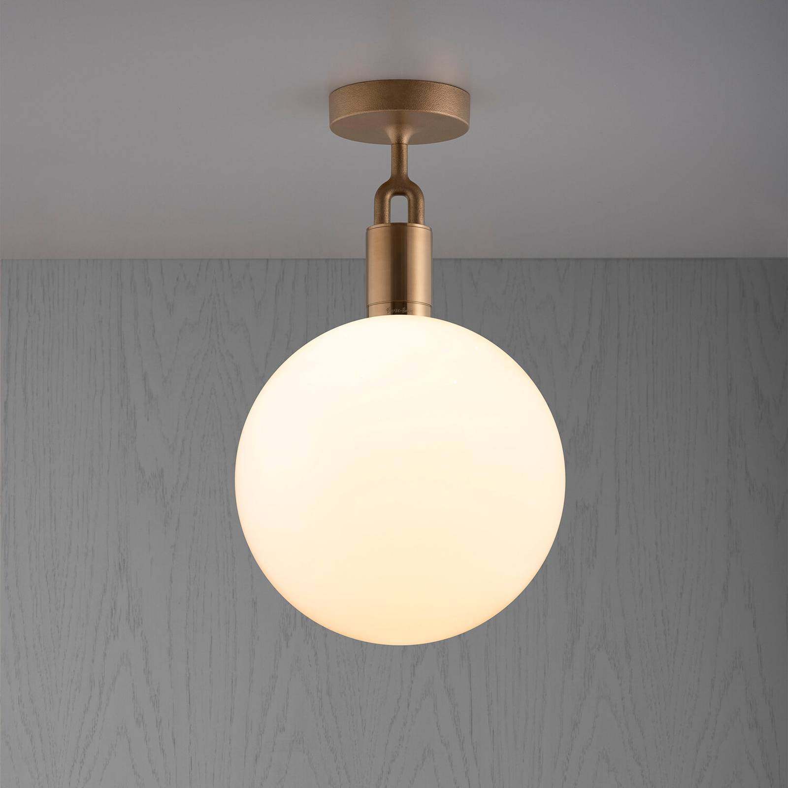 Buster + Punch LED loftslampe Forked, dæmpbar, Messing/guld, Stue/spisestue, Messing