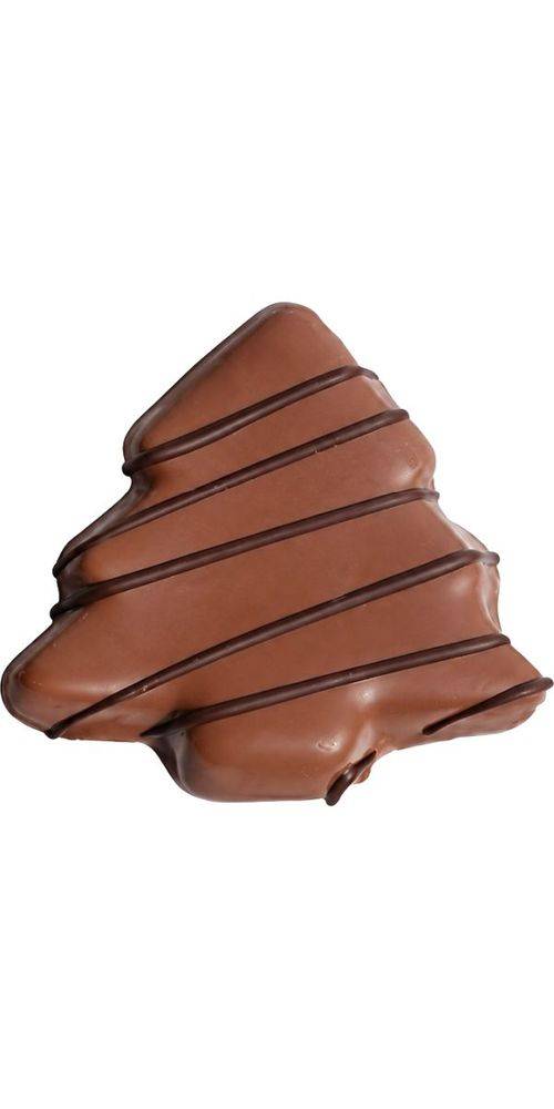Cocoture, Flowpack Marcipan Juletræ m/Nougat i Flødechoko.