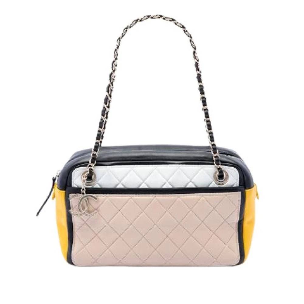 Chanel Vintage Pre-owned Camera Bag - Vintage - Dame - Flerfarvet - ONE SIZE - Uld