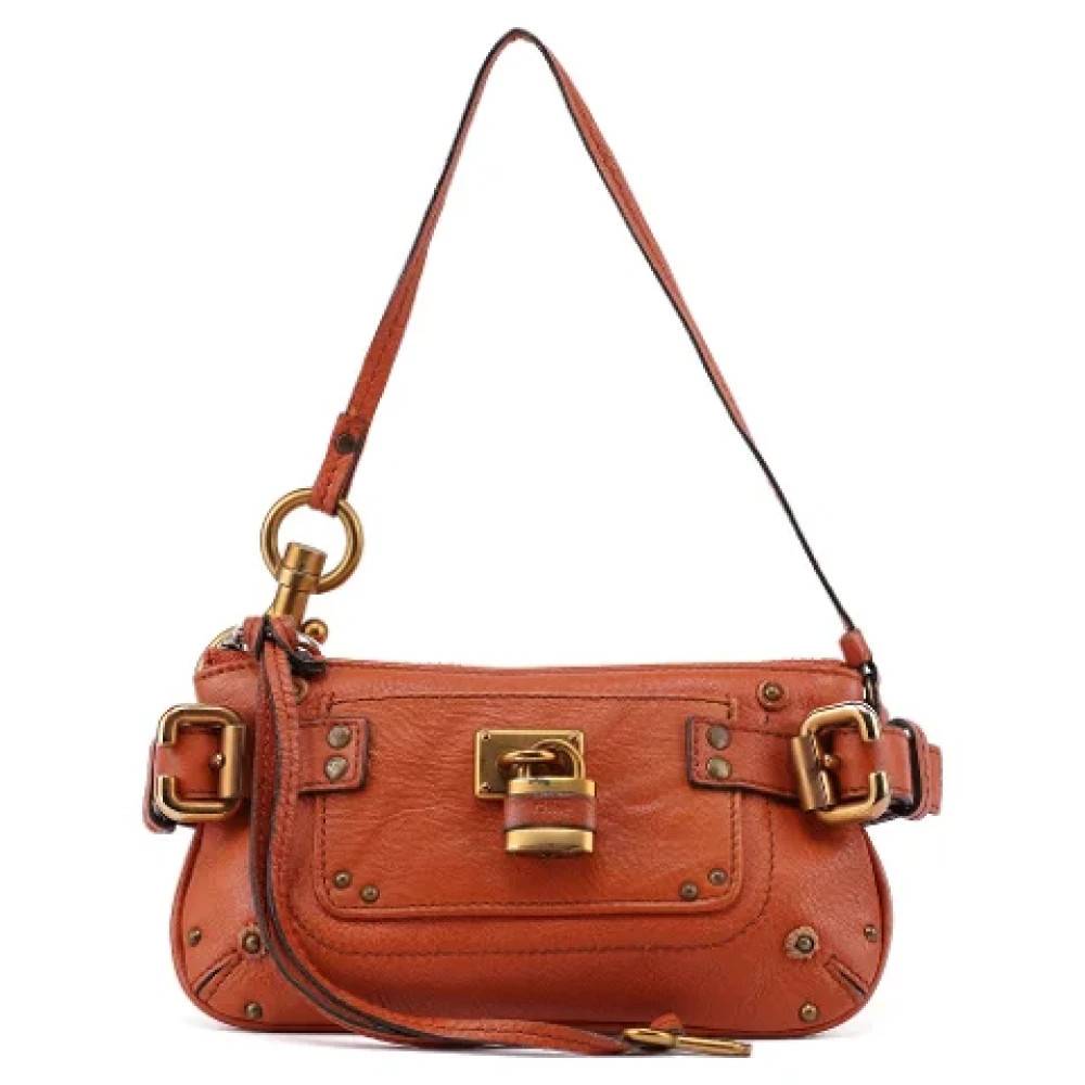 Chloé Pre-owned Pre-owned Canvas skuldertasker - Vintage - Dame - Brun - ONE SIZE - Uld