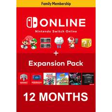 NINTENDO SWITCH ONLINE 12 MONTH FAMILY MEMBERSHIP PLUS EXPANSION PACK SWITCH (Europe & UK)