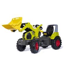 rolly®toys Tramptraktor rollyFarmtrac Premium II Claas Arion 660 med skopa och luftdäck