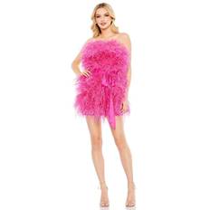 Mac Duggal A11436 - Strapless Feather Dress