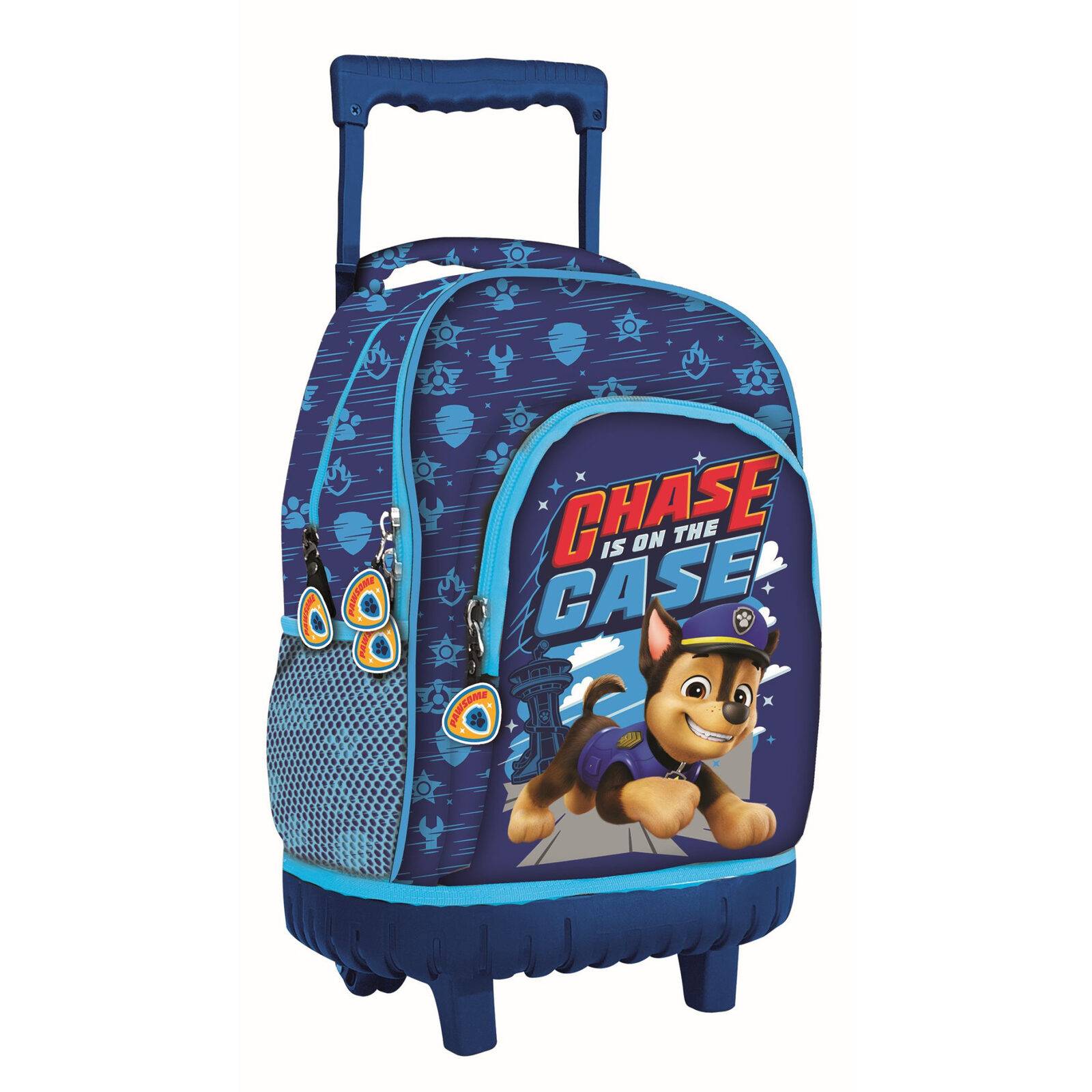 Paw Patrol Chase premium rullande skolväska 44 cm