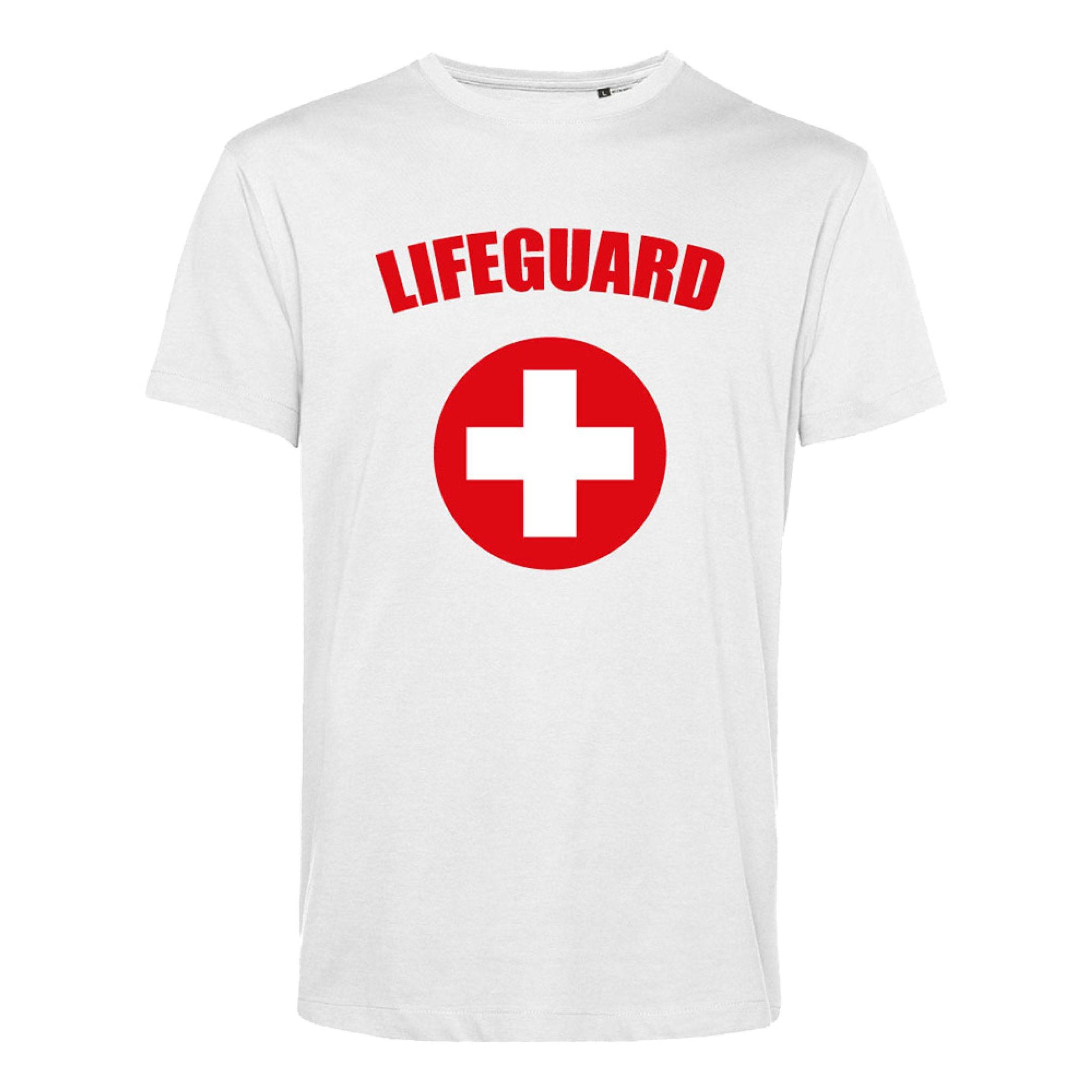 T-shirt Lifeguard Hvid - Small