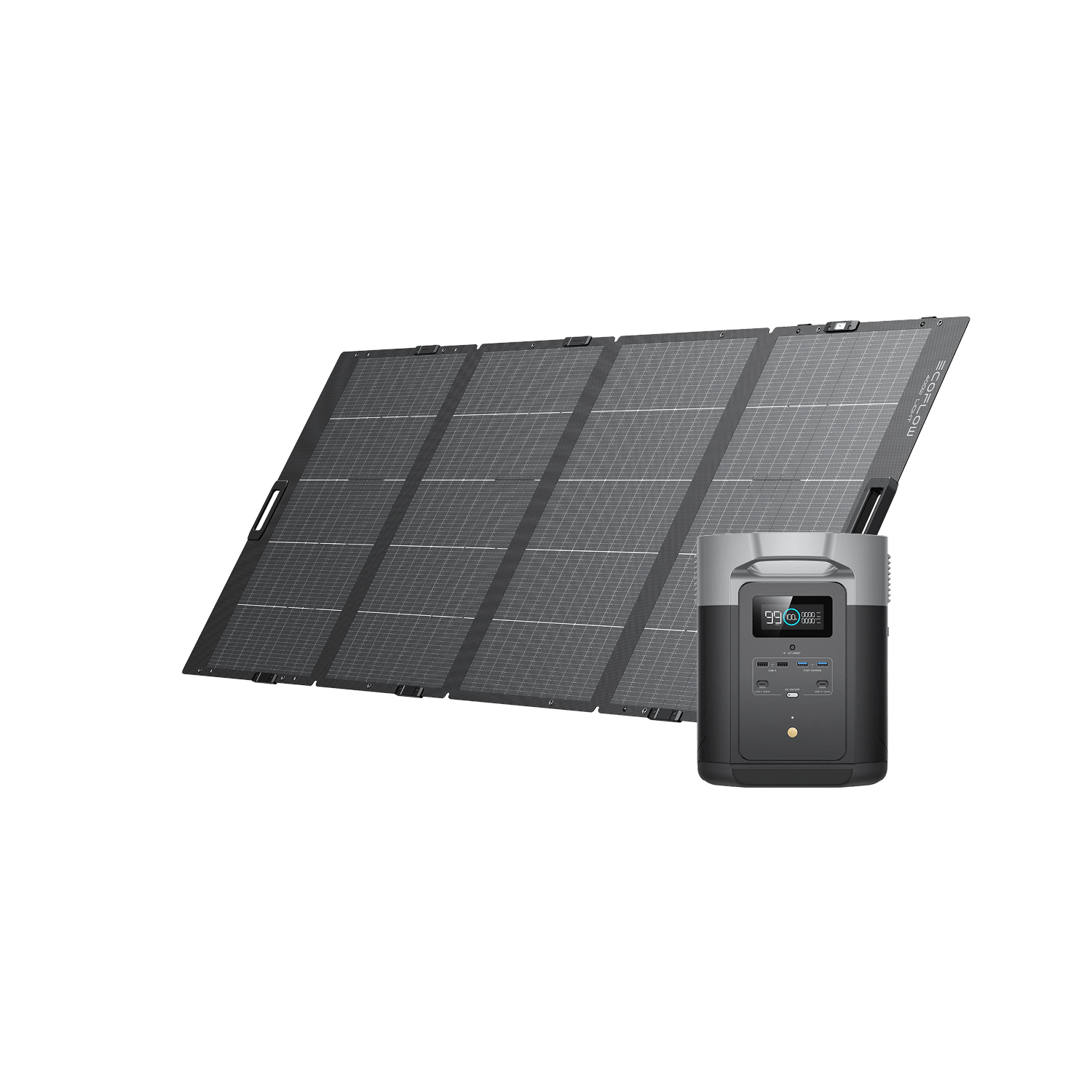 EcoFlow DELTA Max Solar Generator (Portable PV400W) - 2*400W + DELTA Max 2000