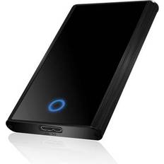 ICY BOX, externt kabinett, 2,5" SATA till USB 3.0, svart