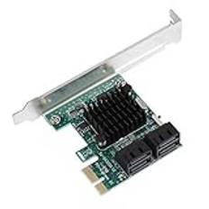 3.0 Expansionskort 4-portars PCIE Till 3.0 Controller Adapter 6G Stöder Stora eller små Chassi och Långa Arbetstimmar