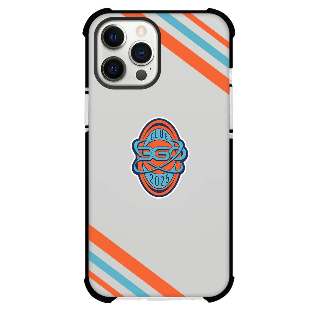 Club 360 Phone Case For iPhone Samsung Galaxy Pixel OnePlus Vivo Xiaomi Asus Sony Motorola Nokia - Club 360 Large Logo With Stripe.
