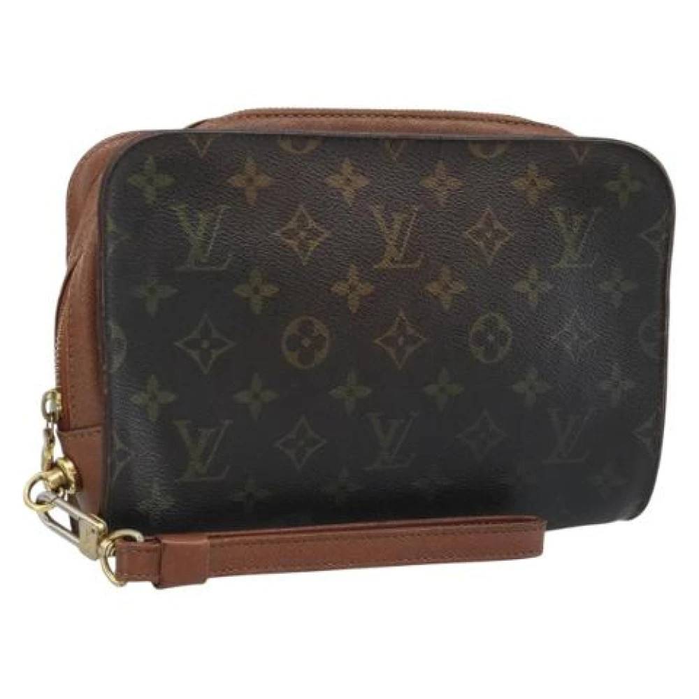Louis Vuitton Vintage Pre-owned Orsay Clutch - Vintage - Dame - Brun - ONE SIZE -