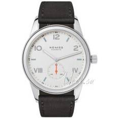 Nomos Glashütte N-737 Club Campus Hvid/Læder Ø38.5 mm