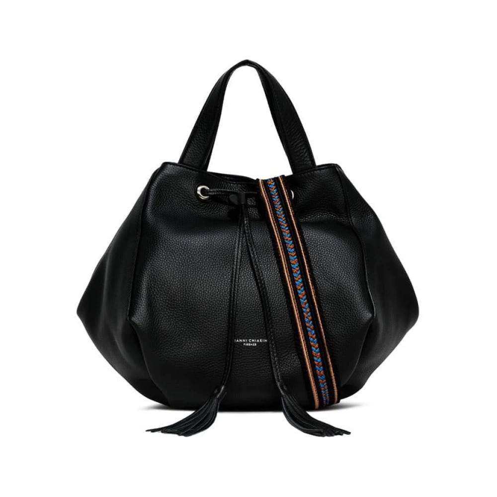 Gianni Chiarini Maya Håndtaske - Tasker - Dame - Sort - ONE SIZE - Uld