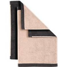 Vändbar frottéserie, Beige-anthrazit, Storlek 201 (2 gästhanddukar, 30/ 50 cm)