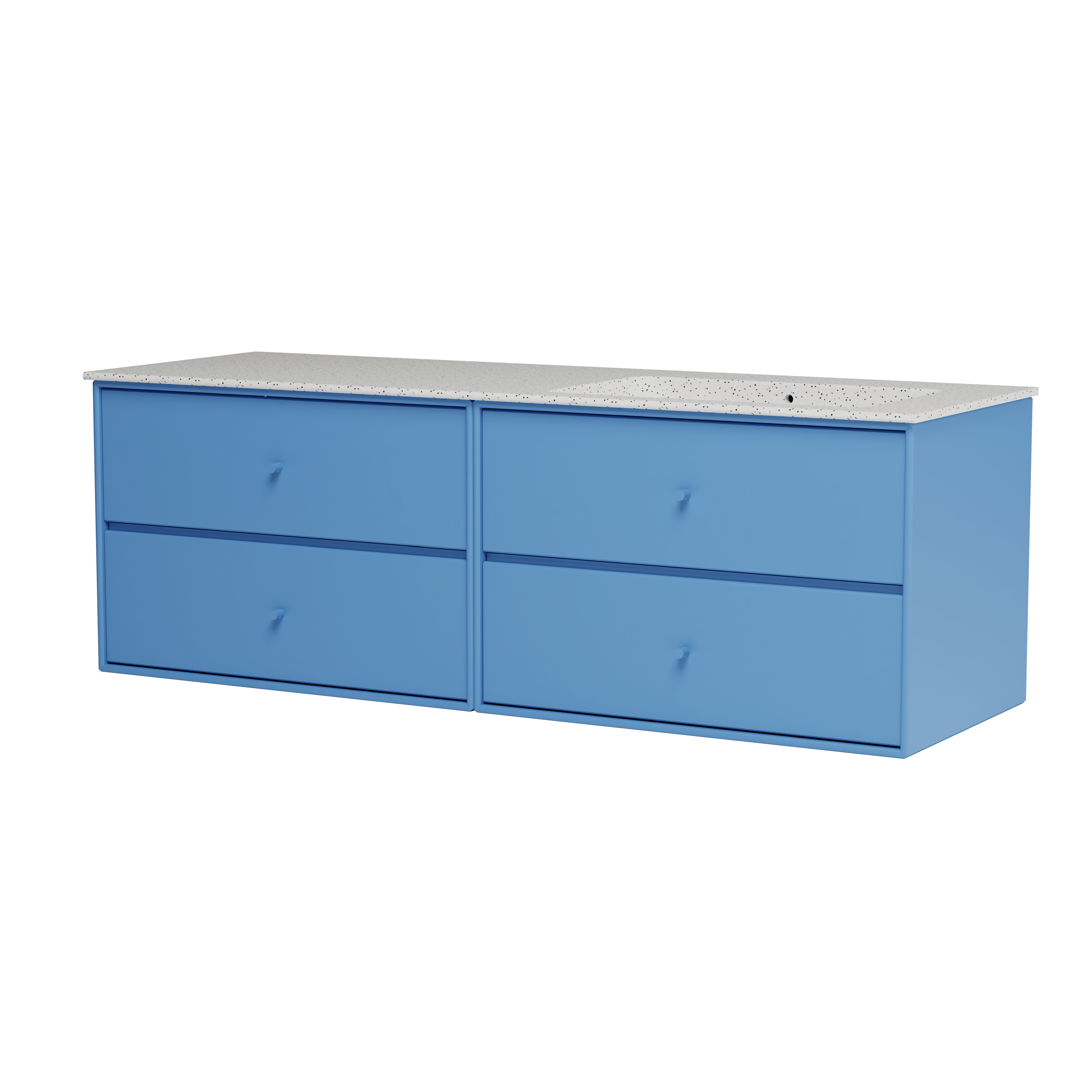 Montana Basin SU2402 – badmodul med vask, 141 cm Azure - Jacobsen Plus