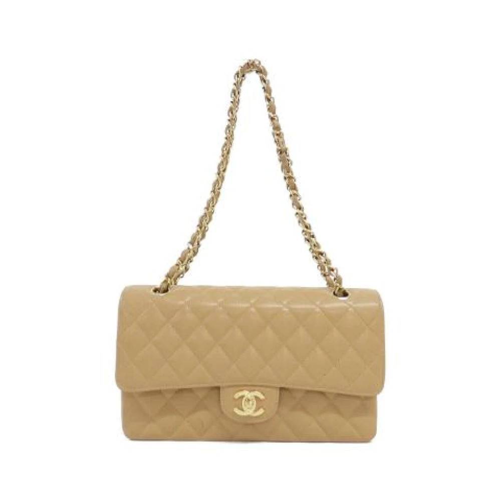 Chanel Vintage Pre-owned Caviar Skin Skuldertaske - Vintage - Dame - Beige - ONE SIZE - Uld