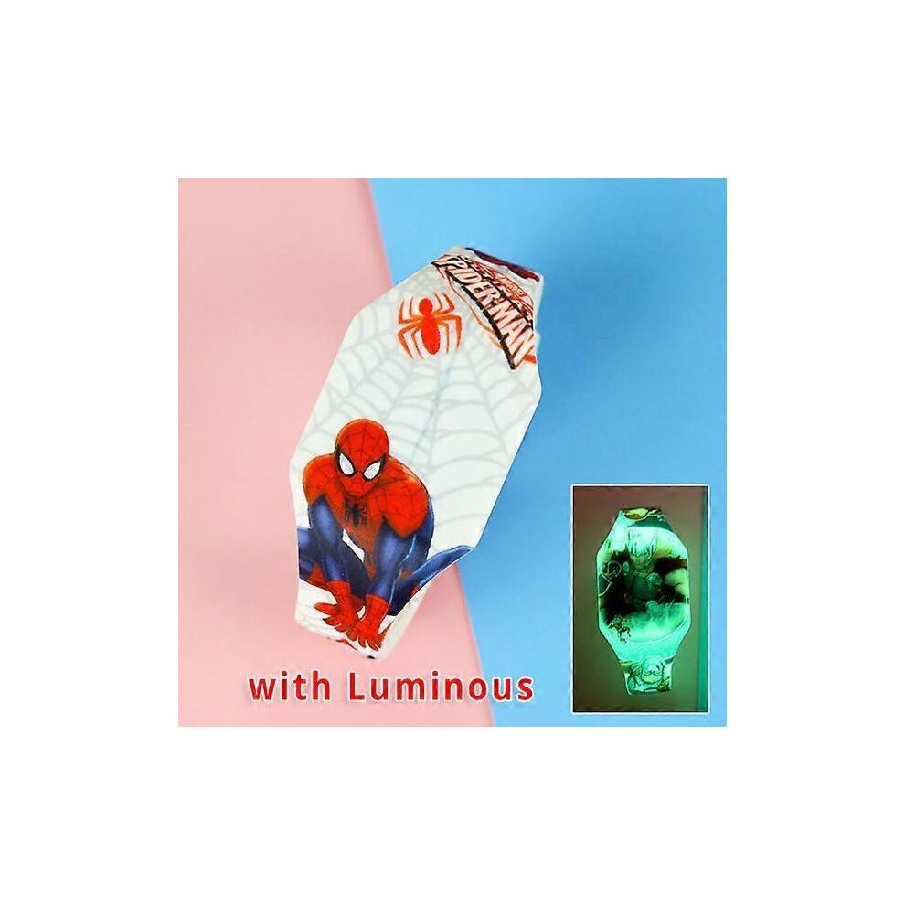 (SM with luminous) New Princess Elsa Frozen Kids Watch Girls Cartoon Pattern Luminous Children Watches Silicone Strap Clock Gift Reloj Infantil