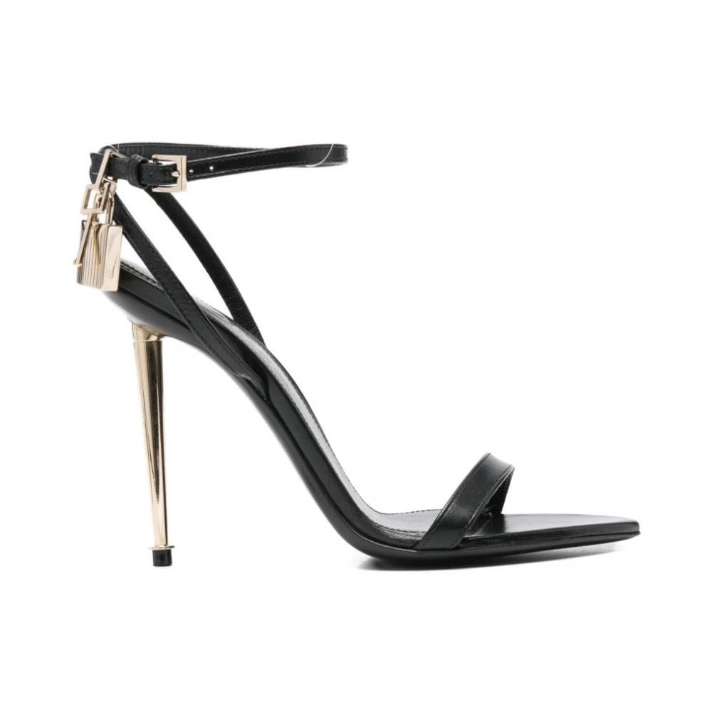Tom Ford - Padlock Sandal Skor - Dam - 37 1/2 EU - Läder